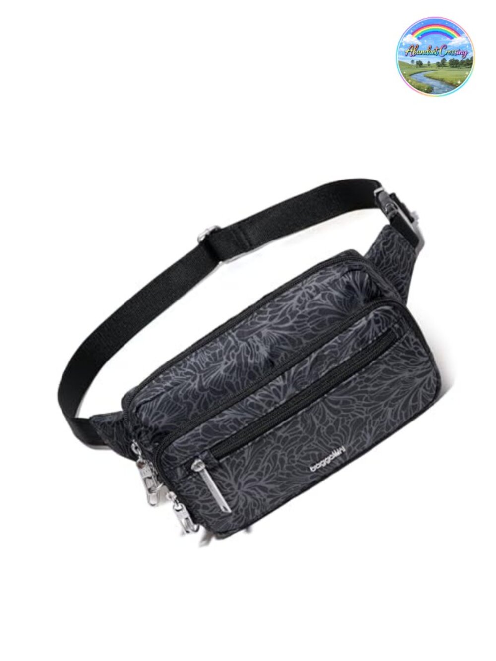 Anti-Theft RFID Belt Bag with Cut-Resistant Strap